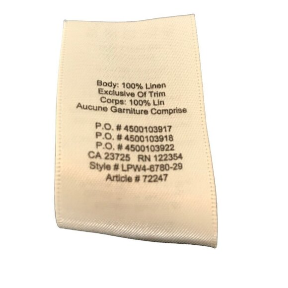 Aritzia Wilfred 100% Linen Navy Blue Gelas High Waisted Paper-bag Shorts Size 0 - Picture 8 of 8